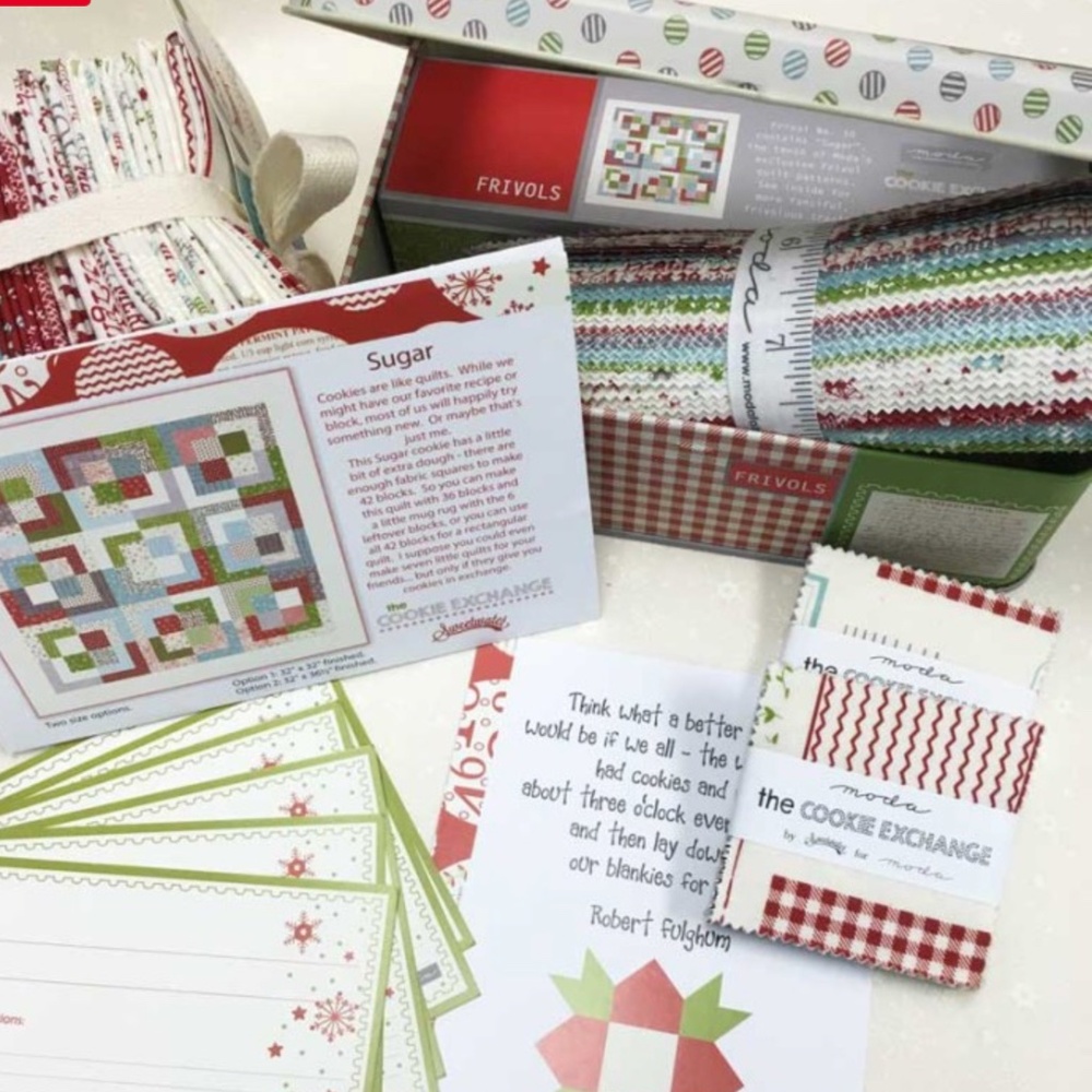 Moda Frivols #10 Quilt Kit Featuring The Cookie Exchange